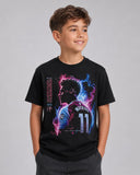 Black football fan shirt with Ollie Watkins graphic