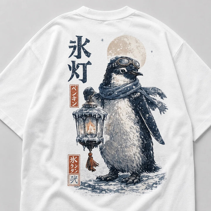 Penguin Ice Lantern Graphic T-Shirt