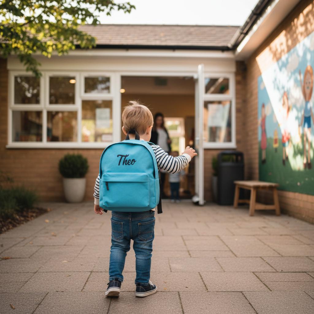 Children's backpack padded back and straps