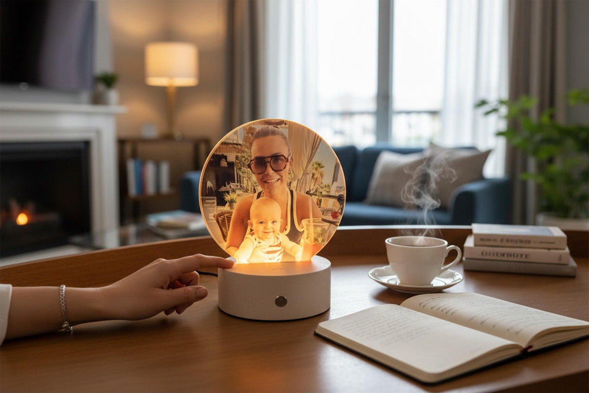 LED photo frame size and glass specification