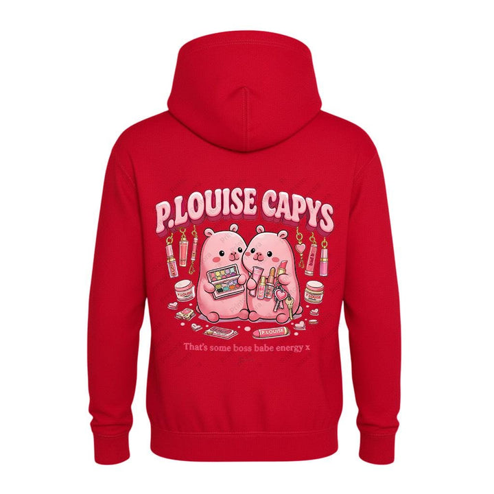 Kids capybara hoodie colour options