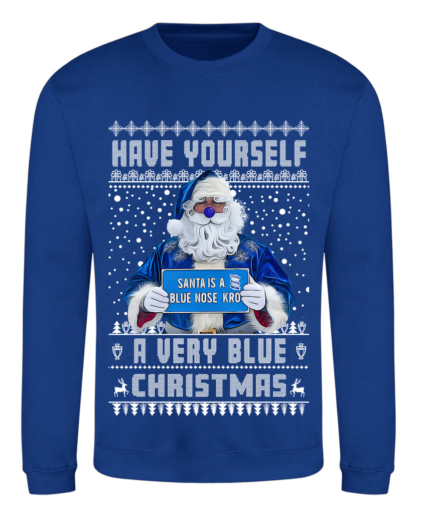 Birmingham City Christmas Jumper - "Have Yourself a Very Blue Christmas" - For Birmingham City Fans