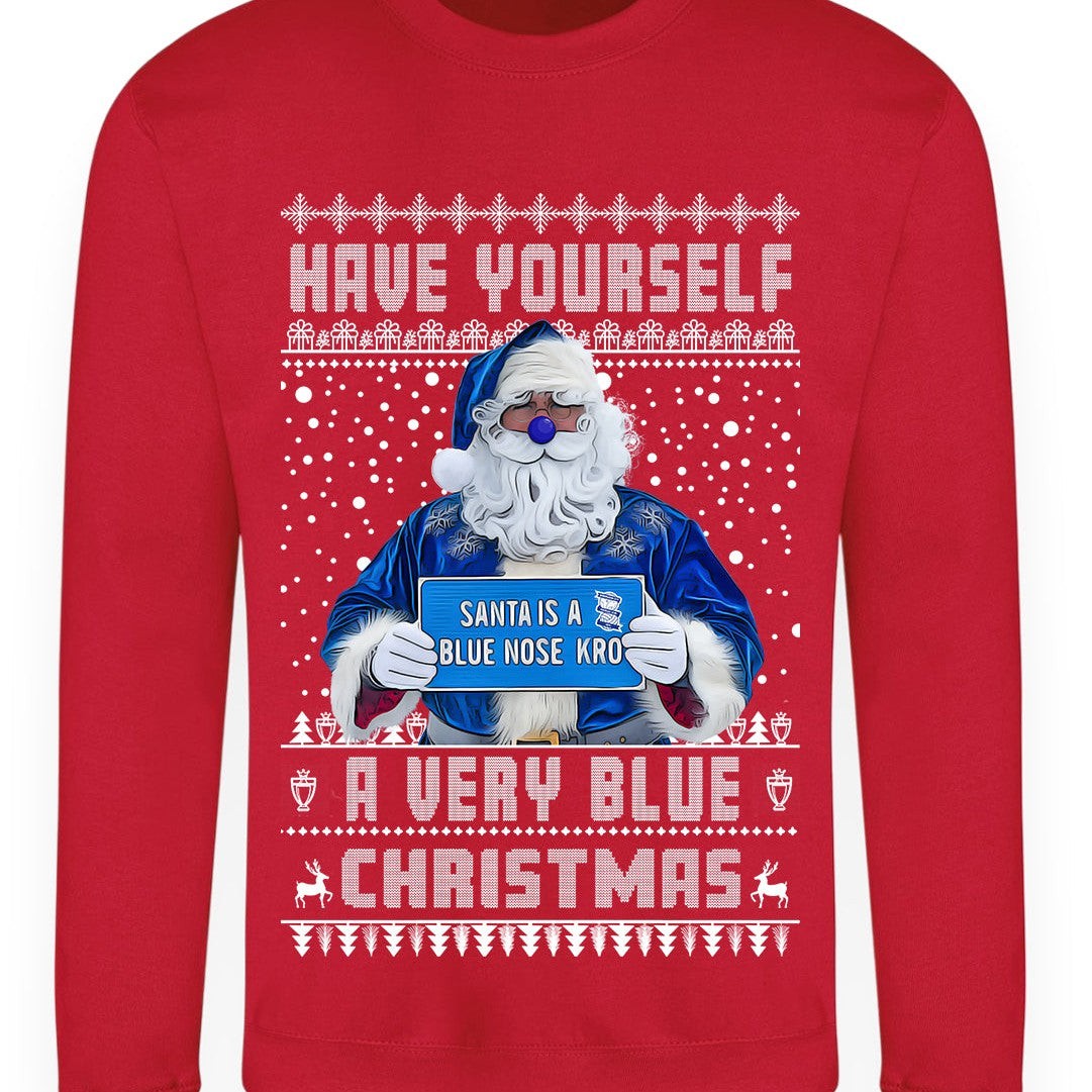 Birmingham City Christmas Jumper - "Have Yourself a Very Blue Christmas" - For Birmingham City Fans