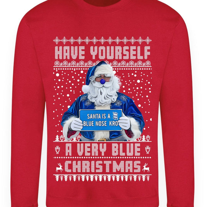 Birmingham City Christmas Jumper - "Have Yourself a Very Blue Christmas" - For Birmingham City Fans