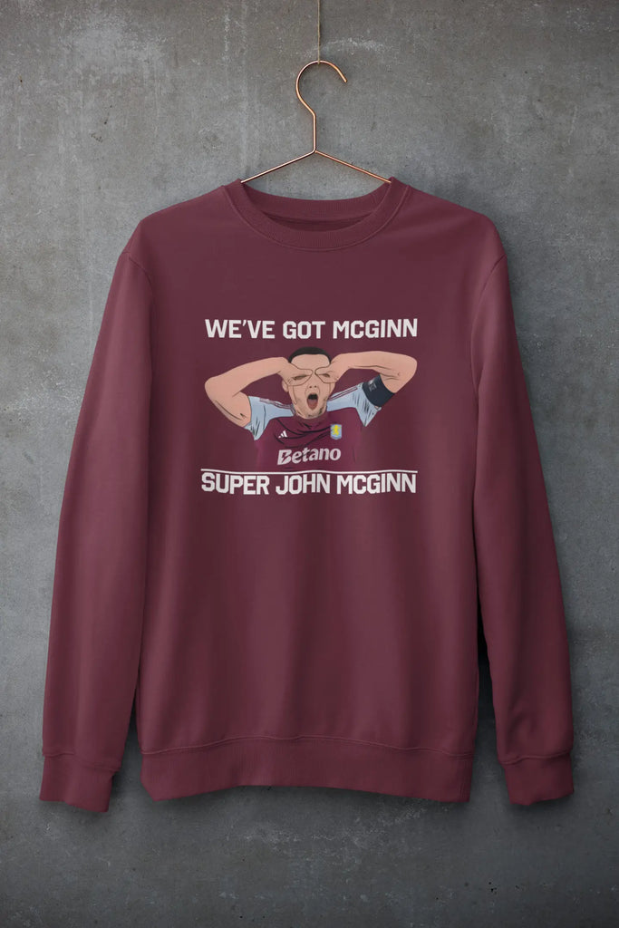 John McGinn Aston Villa Jumper - "We've Got Super John Mcginn" - Stylish Gift for Aston Villa Fans