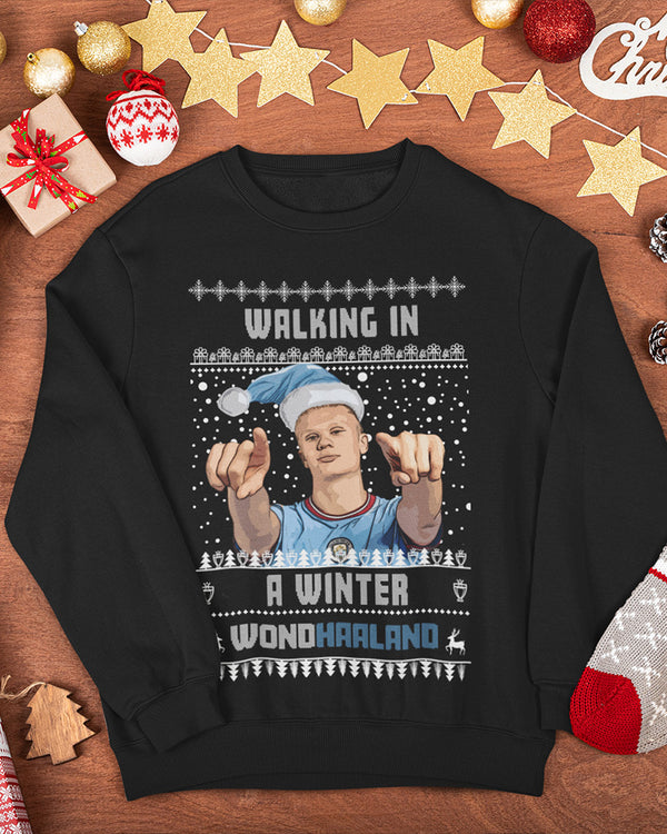 Erling Haaland Christmas Jumper - 