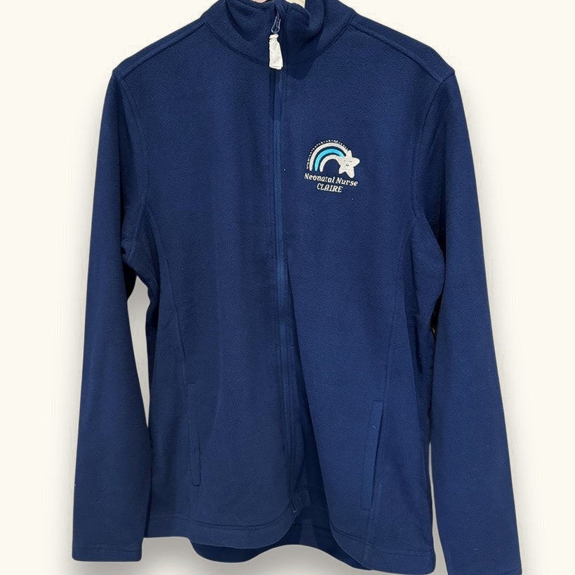 NHS Neonatal Nurse personalised embroidered fleece product image