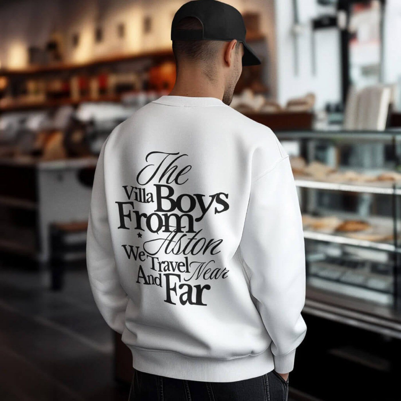 White hoodie – Aston Villa Villa Boys fan design