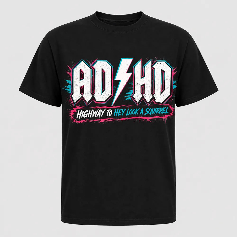 ADHD Highway Squirrel T-Shirt
